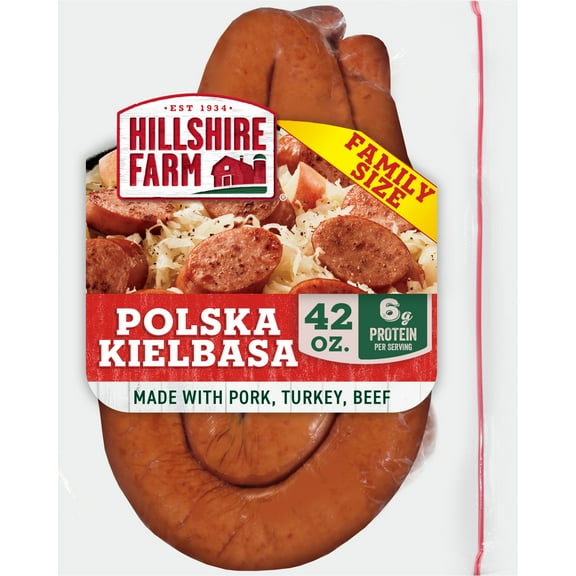 Hillshire Farm Polska Kielbasa Smoked Sausage Rope, 42 oz (Refrigerated)