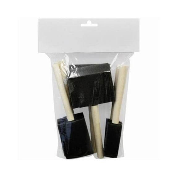 9 Piece Foam Brush Set