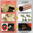 thumbnail image 2 of OEMASSIVE 2X Pure Brass Car Battery Terminals Connectors Clamps Top Post Protector w/ Washers, 2 of 8
