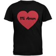 thumbnail image 1 of Valentine's Day - Mi Amor Black Adult T-Shirt, 1 of 1