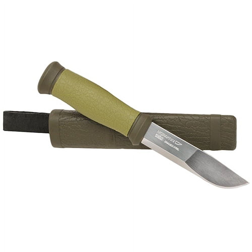 Morakniv M-10629 Green Mora Outdoor 2000 Fixed Blade Knife + Sheath
