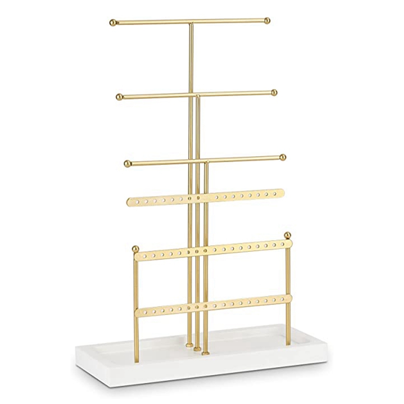 Jewelry Organizer Tabletop Jewelry Holder 6Tier Jewelry Tree Display