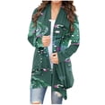 thumbnail image 2 of LOVZFMLL Cardigan pour Femmes Imprimés Halloween Cardigan à Manches Longues Veste, 2 of 7