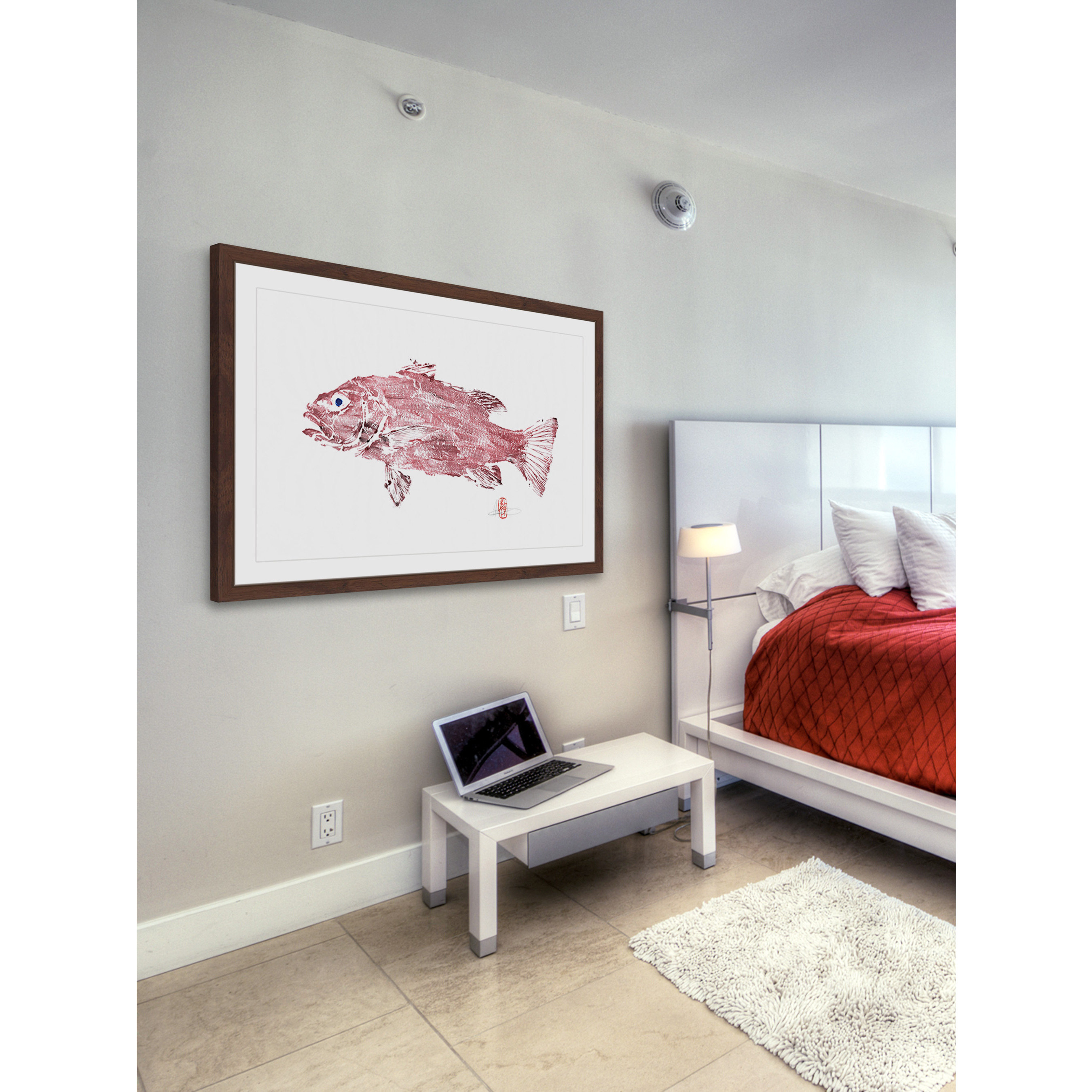 "Cubera Snapper" Framed Painting Print