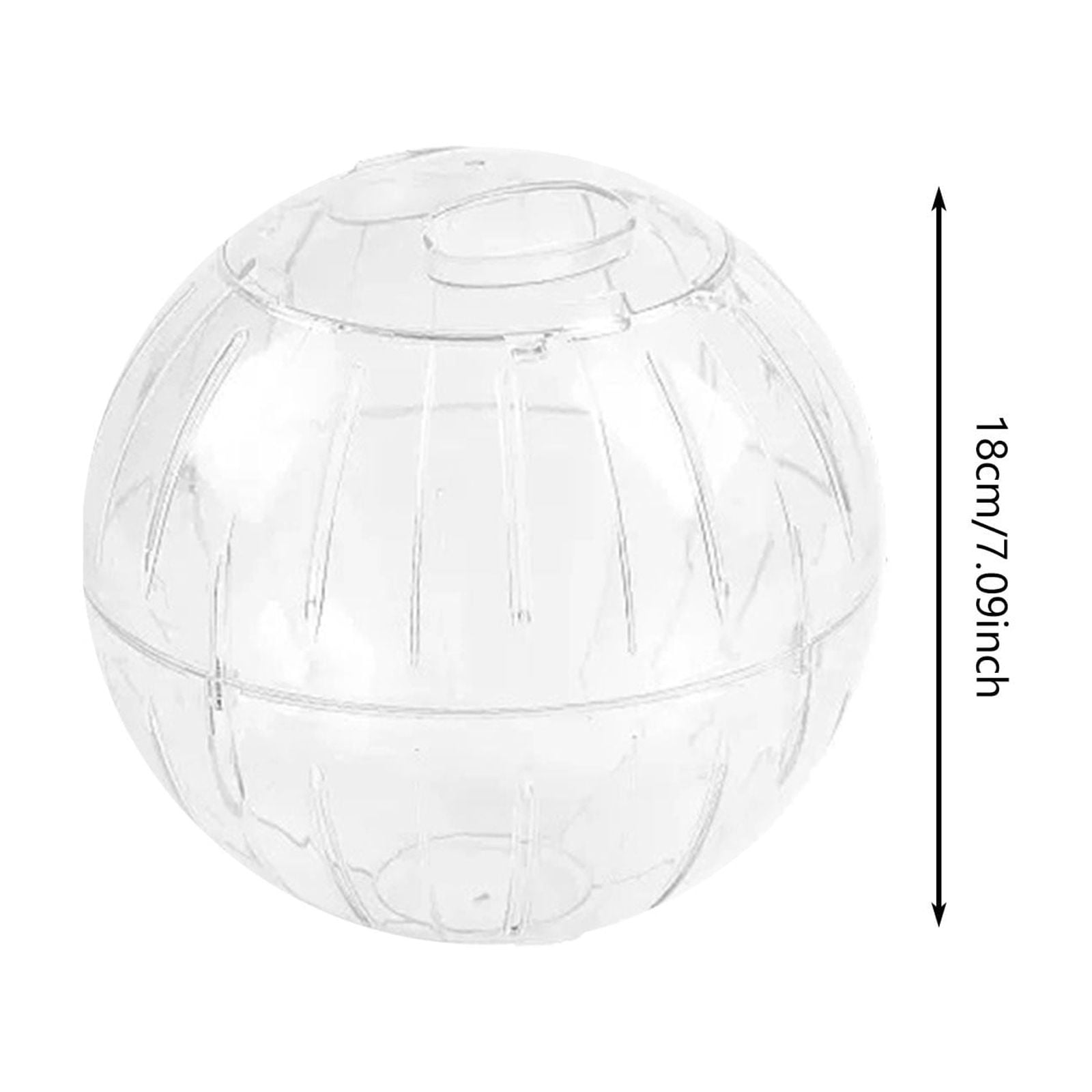 Transparent Interactive Hamster Exercise Small Animal Activity Training Toy for Enrichment and Physical Movement Stimulation
