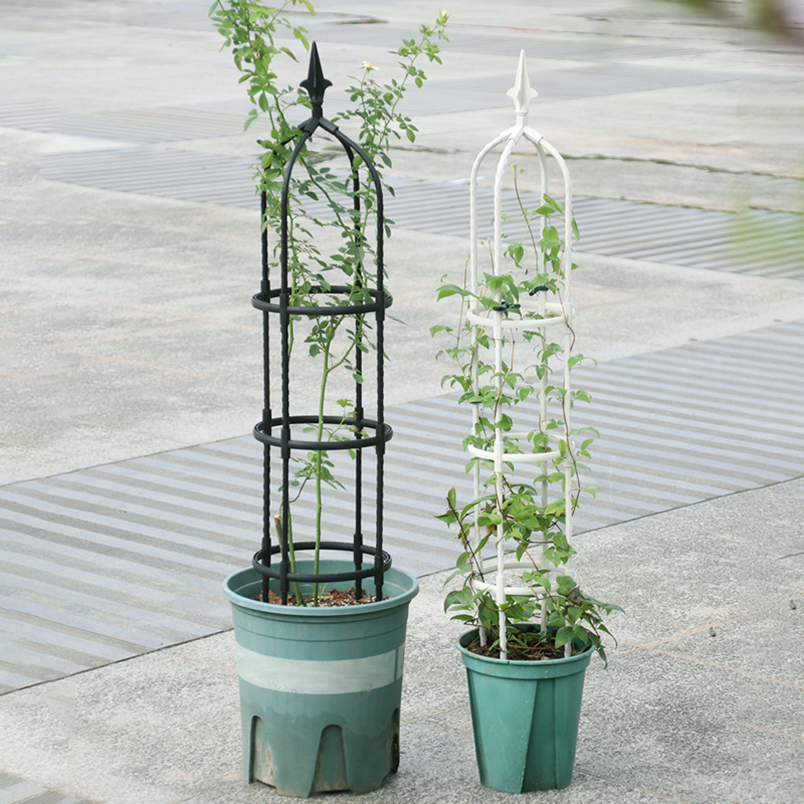 AYYUFE Plant Climbing Frame Rustproof Plant Trellis Stable Easy to Install Plant Support Rack for Home Garden