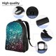 thumbnail image 5 of Fotbe Colorful Rainbow Glitter Mochila de Viaje para Laptop, Mochila Ejecutiva Delgada y Resistente 15.6", 5 of 8