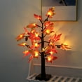 thumbnail image 5 of Leodye LED Fall Tree Lighted Maple Tree,Timer Battery Operate Fall Decor Lights for Indoor Outdoor Holiday Autumn Harvest Xmas Party Home Decor, 5 of 8