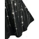 thumbnail image 4 of Camiseta de patrón de flecos de hombro frío Rosegal Camisetas tallas grandes, 4 of 5