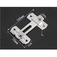 thumbnail image 4 of Mistaha Stainless Steel Pet Door Latch Bolt with 180 Degree Sliding Mechanism, 4 of 6