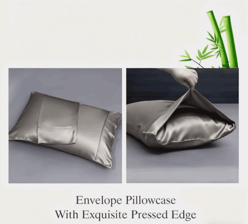 Lidoloka Luxury Bamboo Bed Sheets Set Queen 4 Pcs for Adult,Soft&Cool,16" Deep Pocket,Dark Gray