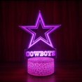 thumbnail image 1 of Lámpara nocturna Cowboys Anime Decor 3D Illusion con USB, 1 of 1