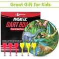 thumbnail image 4 of Fun Dinosaur Game Magnetic Dartboard Set - 16 Inch Dart Board with 6 Magnet Darts for Kids - Gift for Game Room, Carnivals and Parties (Dinosaurs), 4 of 6