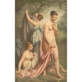 thumbnail image 3 of Denis Ernest Bastien 17x24 Black Modern Framed Museum Art Print Titled - Three Bathing Woman (1875), 3 of 5