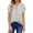 C Khaki Print, variant on Blouses for Women Summer Short Sleeve Work Shirts Dressy Casual V Neck Print Tops
