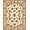 Cream Ivory Orange Green, Pattern 7, variant on ODIKA 8'x10' Washable Area Rug Orange Swirl Burnt Abstract Vintage Distressed Wavy Ribbon Creamy for King Size Bedroom Under Bed, Master Suite, Non-Shedding, Easy Care