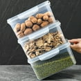 thumbnail image 4 of Becaristey Efficient Organization Produce Containers With Filterable Basket And Long-lasting Seal LightGray 1750ML 1Set, 4 of 6