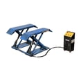 thumbnail image 4 of Xuanheng 1:64 Scale Lift Model Auto Repair Shop Equipment Creative Miniature Car Lift Blue Rustic Look, 4 of 8