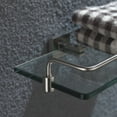 thumbnail image 3 of Kraus  Aura Bathroom Shelf with Railing in Brushed Nickel, 3 of 5