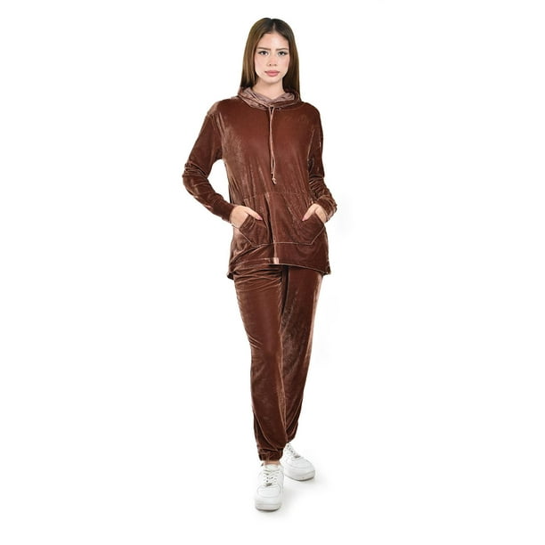 Pants de terciopelo 2 pzas Roman Fashion /Juvenil, 60174 (Cobre) cafe M