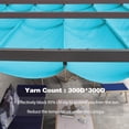 thumbnail image 3 of PURPLE LEAF Pergola Shade Cover for 10' X 12' Deck Porch Outside Outdoor Retractable Durable Fabric Canopy Replacement Top Only Turquoise Blue, 3 of 9