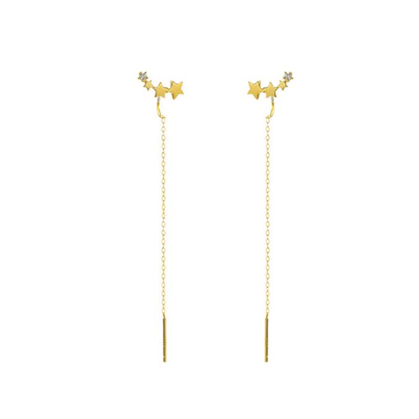 Pendientes de estrella para mujer Pendientes de constelación con borlas