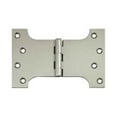 thumbnail image 2 of Deltana DSPA4060U15 4" X 6" Solid Brass Square Corner Plain Bearing Mortise Hinge - Nickel, 2 of 2