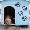 thumbnail image 5 of 12Pcs 2 Styles Dog Paw Wooden Wall Art Love Heart Black Wood Wall Art Dog Room Decor Puppy Decoration Signs, 5 of 7