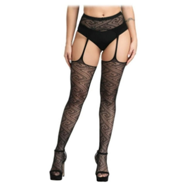 Ruiboury Bas Résille Chaussettes Tuyau Cosplay Props Collants Vêtements Femmes Collant 1145 Taille Gratuite