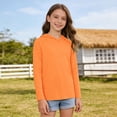 thumbnail image 7 of Fozruso Kids Long Sleeve Shirt Summer Hooded Sun Top for Boys And Girls Outdoor Play and Casual Activewear, 7 of 7