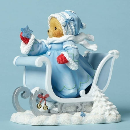 - Enesco Cherished Teddies White Christmas Bear with Sled 4053456 2016