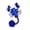 Blue, variant on Gothic Styles Scorpions With Rose Brooch Sturdy Alloy Drip Painting Craftsmanship Unisex Fashion Lapel Pin Jewelry
