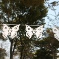 thumbnail image 3 of Fiesta De La Decoración De La Boda Shabby Chic Mariposa Blanca Bunting Guirnalda Zulema Boda colorín, 3 of 8