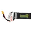 thumbnail image 2 of Batería de polímero de litio de alta potencia 3S, 11,1 V, 600 mAh, con conector XT30 para aviones y drones RC, clasificación 75 C, 2 of 8