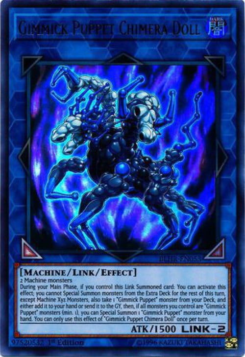 1st! YUGIOH!! ULTRA RARE gimmick-marionette lanciarsi BAMBOLA blhr-de053 NM