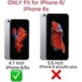 thumbnail image 2 of ORETECH Compatible with iPhone 6 and iPhone 6s Case with[2 x Tempered Glass Screen Protector] 360 Shockproof Cover Thin, 2 of 5