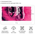 thumbnail image 2 of Pink Monkey Gorilla Light and Breathable Chiffon Yarn Silk Scarf - Translucent 180*73 Size for Women, 2 of 6