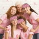 thumbnail image 4 of pstuiky Coletero estampado con cinta para mujer, ideal para hacer ejercicio o yoga. Diadema para lavarse la cara. Accesorios para el cabello., 4 of 6