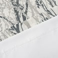 thumbnail image 5 of DriftAway Tree Branch Linen Blend Abstract Ink Printing Lined Window Curtain Valance Grey 52'' width x 24'' length, 5 of 6