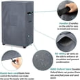 thumbnail image 3 of AIickwang Cubierta de enfriador de aire evaporativo portátil para exteriores, cubierta de enfriador de pantano impermeable resistente 600D, negro, 3 of 5