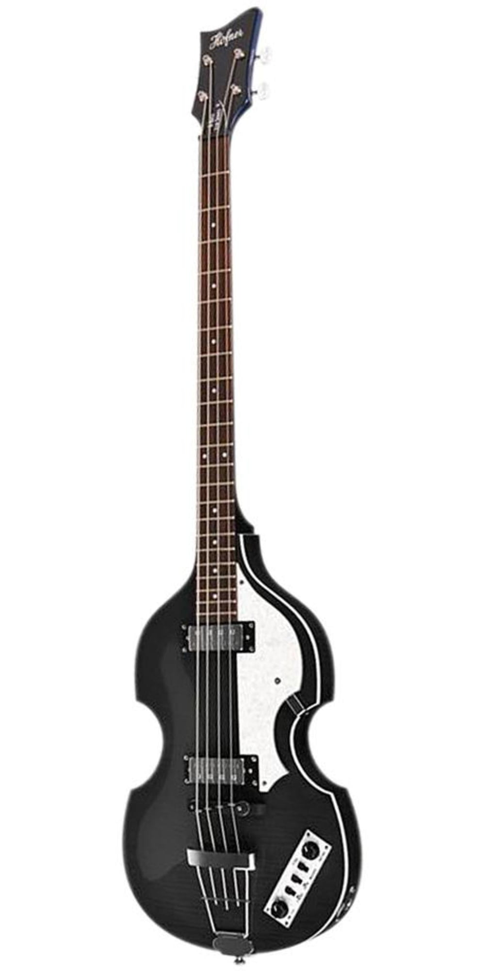 Hofner Ignition Electric Violin Bass Guitar - Black Finish