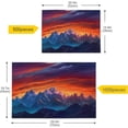thumbnail image 4 of FREEAMG Color Mountains 1000 Piece Large Jigsaw Puzzle for Adults - Game Interesting Toys - Hand Made Puzzles Personalized Gift, 4 of 7