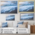 thumbnail image 5 of Designart "Coastal Tranquility White Wave Calm I" Extra Large Coastal Framed Wall Art - Coastal White Coastal Beach Entryway Framed Wall Art, 5 of 7
