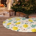 thumbnail image 6 of Sikiie Flowers and Butterflies 30-48 inches {designName} Print Christmas Tree Skirt Snowman Xmas Tree Skirt with Edge Christmas Decorations for Holiday Party30", 6 of 7