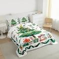 thumbnail image 3 of jejeloiu Chic Xmas Tree Bedding Comforter Set,Merry Christmas Gifts Twin Comforter Sets,Happy New Year Bedding Set For Teens,Luxury Bedroom Decor Reversible,2 Pieces, 3 of 8