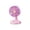 Purple, variant on Rechargeable Desktop Fan, Portable Round Base Fan for Outdoor Use, 3 Mini Fan for Home Office, Quiet Fan with Built-in Battery, Gift for Summer and Outdoor Activities
