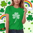 thumbnail image 2 of MKOSPLRT T-Shirts de la Saint-Patrick pour Filles Col Rond Manches Courtes T-Shirts Graphiques Blouses Décontractées pour les Vacances Coupe Ample T-Shirts Cadeaux pour Enfants 3-15 Ans, 2 of 6