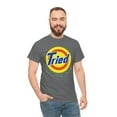 thumbnail image 5 of DJH Apparel | TRIED Detergent Funny Comical Parody Unisex T-shirt, 5 of 7