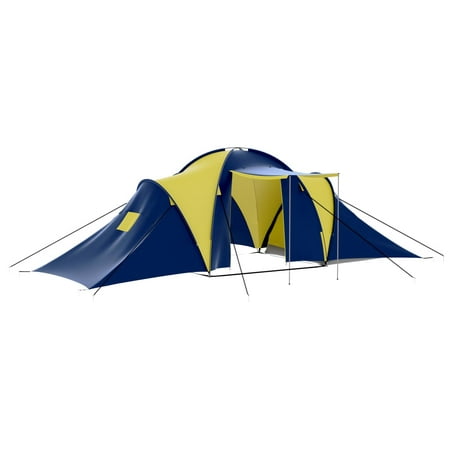vidaXL Camping Tent Pop up Backpacking Tent for 9 Persons Outdoor Family Tent