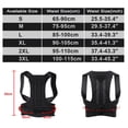 thumbnail image 5 of Adjustable Magnetic Posture Corrector Corset Back Support Belt Lumbar Support Sports Safety Straight Corrector, 5 of 5